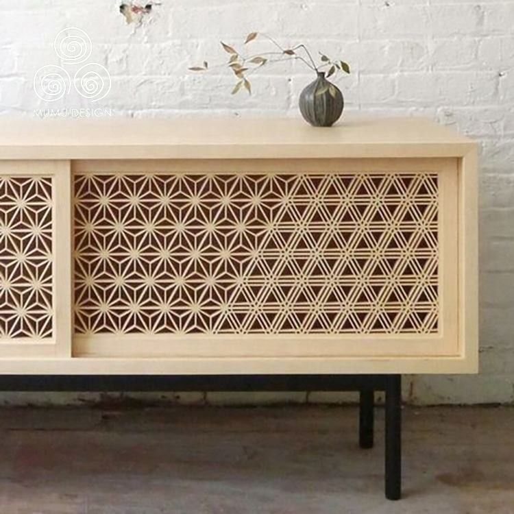 হিনোকি 3D ফ্রেঞ্চ সলিড কাঠের আলংকারিক পার্টিশন ওয়াল কুমিকো পণ্য