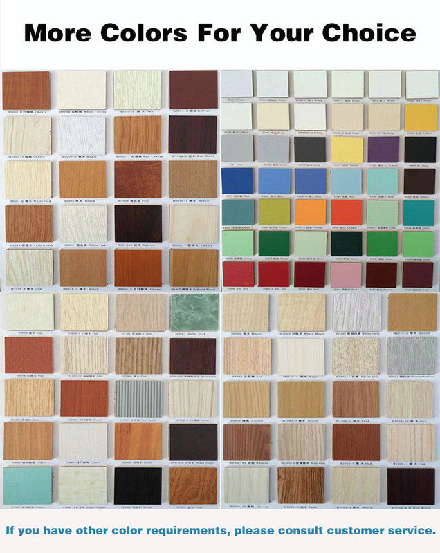 মিনিমালিস্ট কাঠের প্যানেল আসবাবপত্র 4 দরজা ড্রয়ার সহ কাঠের আলমারির পায়খানা