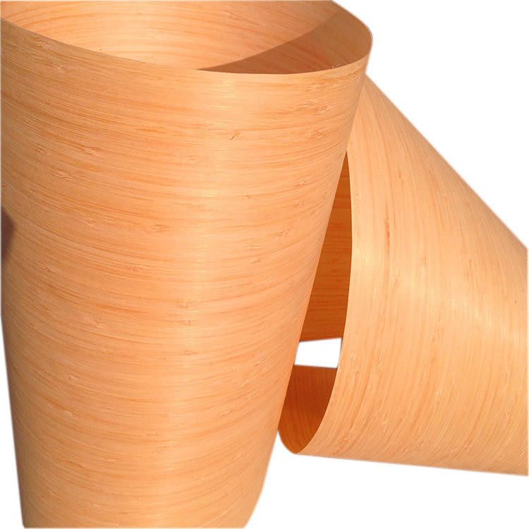 লিভিং রুমের জন্য 0.20 মিমি থেকে 0.60 মিমি প্রাকৃতিক বাঁশের কাঠের ব্যহ্যাবরণ শীট