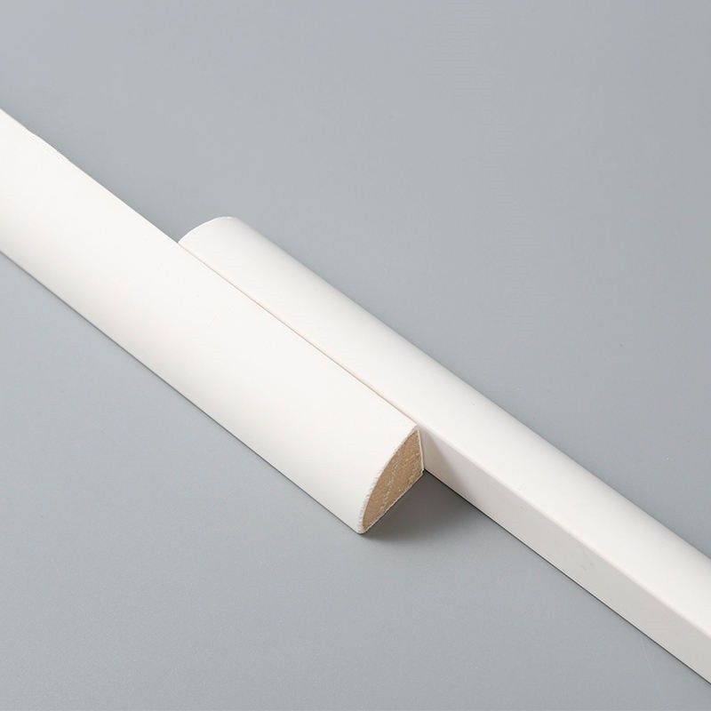 বিল্ডিং ডেকোরেশনের জন্য কোয়ার্টার রাউন্ড মোল্ডিং টিম্বার প্রাইমড কাঠের বোর্ড