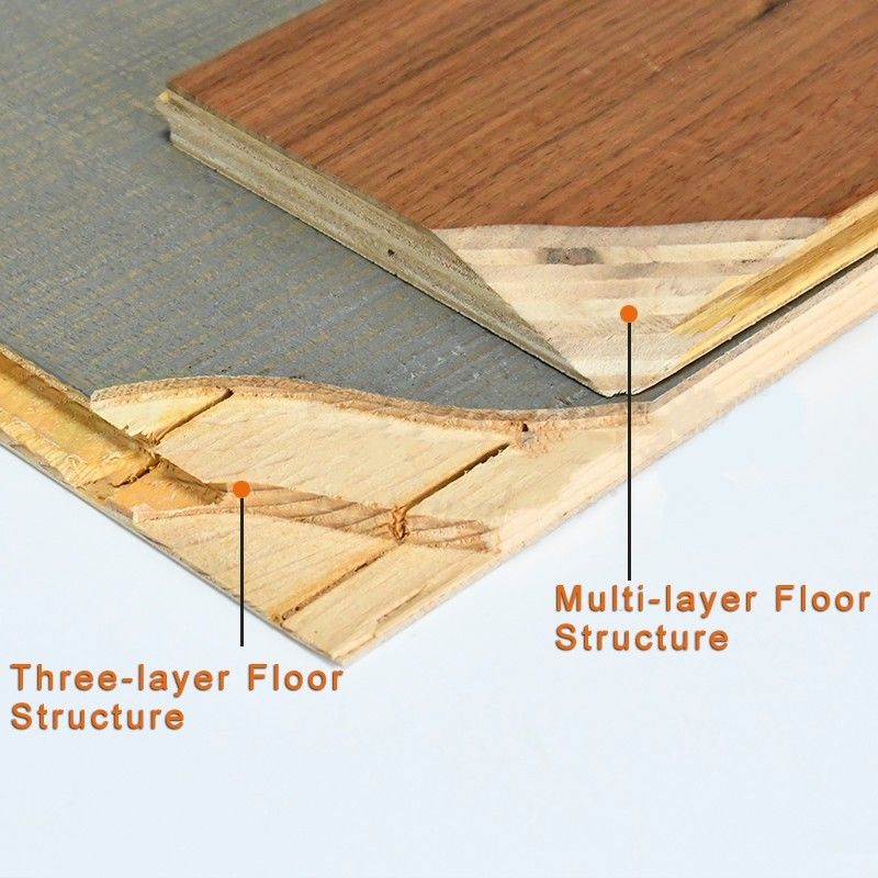 20 রঙের তারের ব্রাশড ওক ইঞ্জিনিয়ারড হার্ডউড ফ্লোরিং 18 মিমি পুরুত্ব