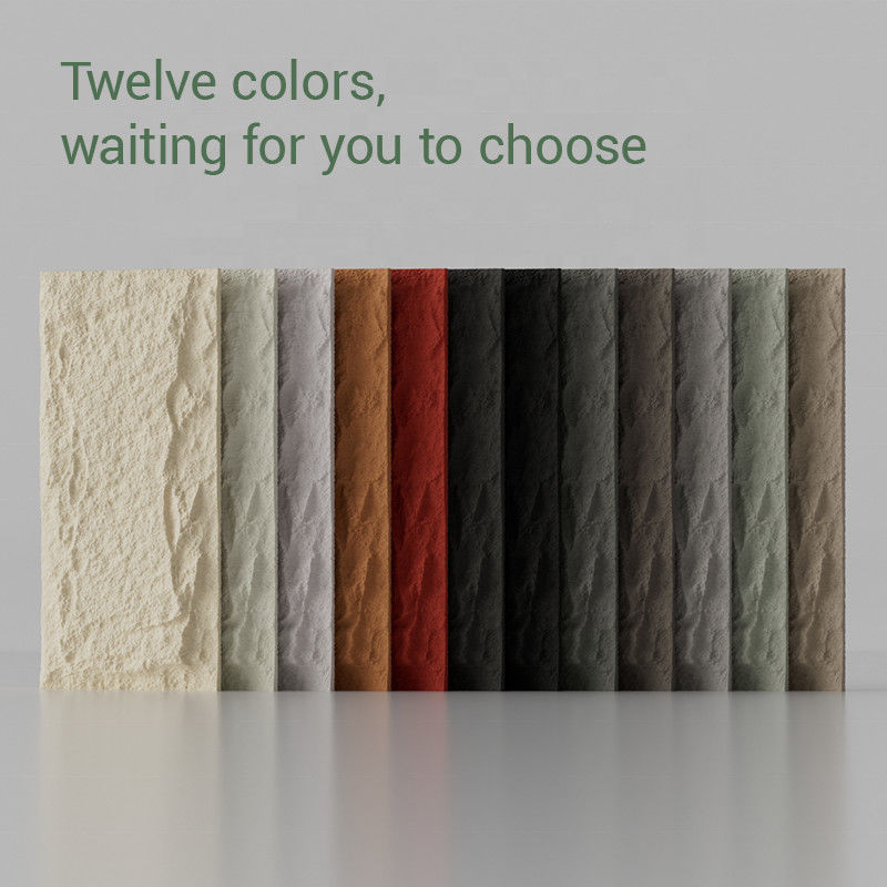 পিইউ কৃত্রিম পাথর ওয়াল প্যানেল পলিউরেথেন মাশরুম পাথর 3 ডি সজ্জিত পাথর ওয়াল প্যানেল