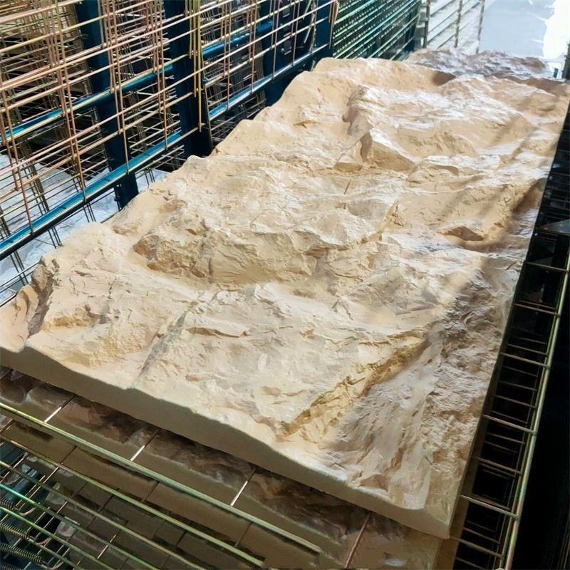 অভ্যন্তরীণ এবং বহিরাগত দেয়াল পিইউ পাথর প্যানেল জাল পাথর কৃত্রিম পাথর দেয়াল প্যানেল