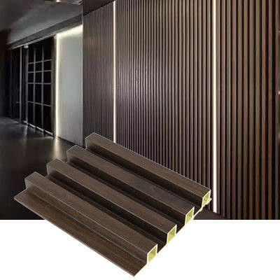 ডাব্লুপিসি ওয়াল প্যানেল কাঠ প্লাস্টিক কম্পোজিট ওয়াল আচ্ছাদন অভ্যন্তরীণ সজ্জা উপকরণ