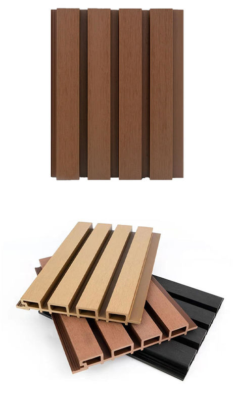কারখানার সরাসরি বিক্রয় উচ্চ মানের বহিরঙ্গন প্রাচীর প্যানেল জলরোধী কো-এক্সট্রুশন Wpc প্রাচীর আবরণ জন্য বহিরাগত প্রাচীর সজ্জা