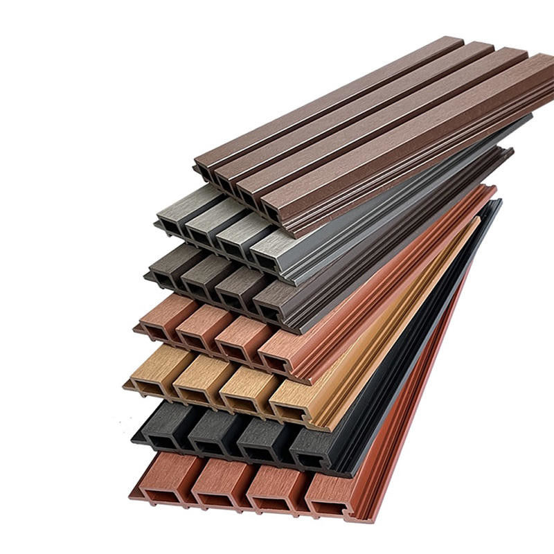 কারখানার সরাসরি বিক্রয় উচ্চ মানের বহিরঙ্গন প্রাচীর প্যানেল জলরোধী কো-এক্সট্রুশন Wpc প্রাচীর আবরণ জন্য বহিরাগত প্রাচীর সজ্জা