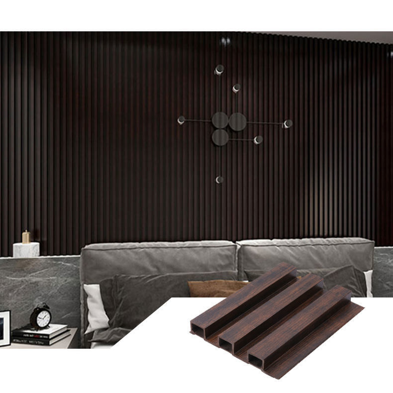 কারখানা পাইকারি পরিবেশগত কাঠের ওয়ালবোর্ড WPC পিভিসি প্লাস্টিক ওয়ালবোর্ড টিভি ওয়াল ইনডোর আউটডোর কাস্টম রং জন্য