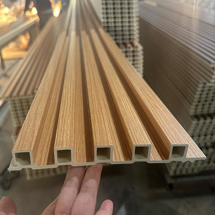 SONSILL Morden ডিজাইন কাস্টমাইজযোগ্য জলরোধী ইনডোর WPC ওয়াল প্যানেল অভ্যন্তরীণ প্রসাধন WPC ওয়াল প্যানেল কাঠের প্রতিস্থাপন