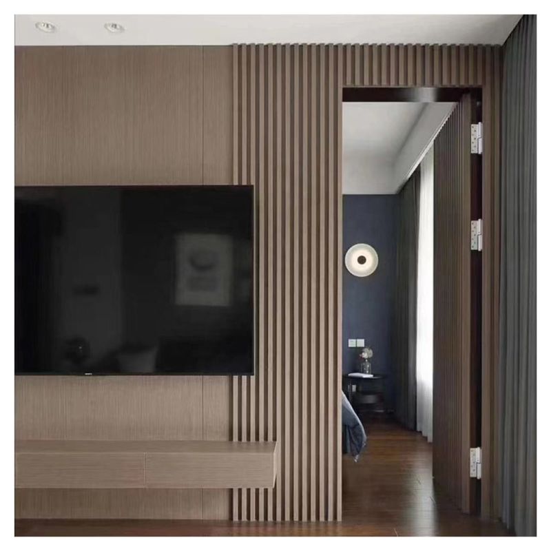 সস্তা দাম সজ্জিত ঘর নির্মাণ উপকরণ অর্থনৈতিক কাঠের শস্য পিভিসি Wpc দেয়াল প্যানেল