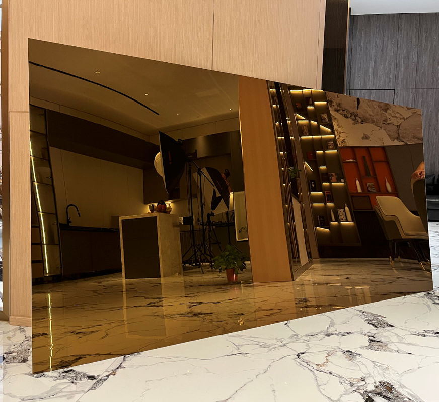 অভ্যন্তরীণ বাঁশ কাঠের ফাইবার কাঠের ফিনিস ধাতব টেক্সচার সলিড মিরর পিভিসি ওয়াল প্যানেল