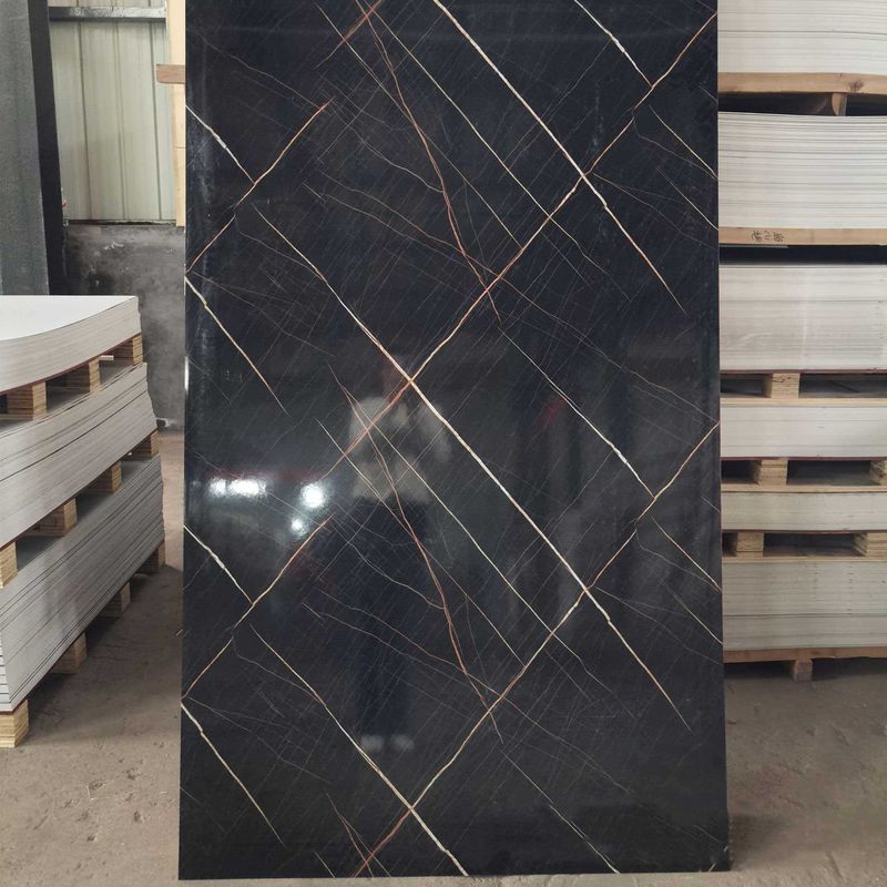 হালকা ওভ পিভিসি মার্বেল শীট দেয়াল প্যানেল 3 মিমি বা 4 মিমি বেধ 3d