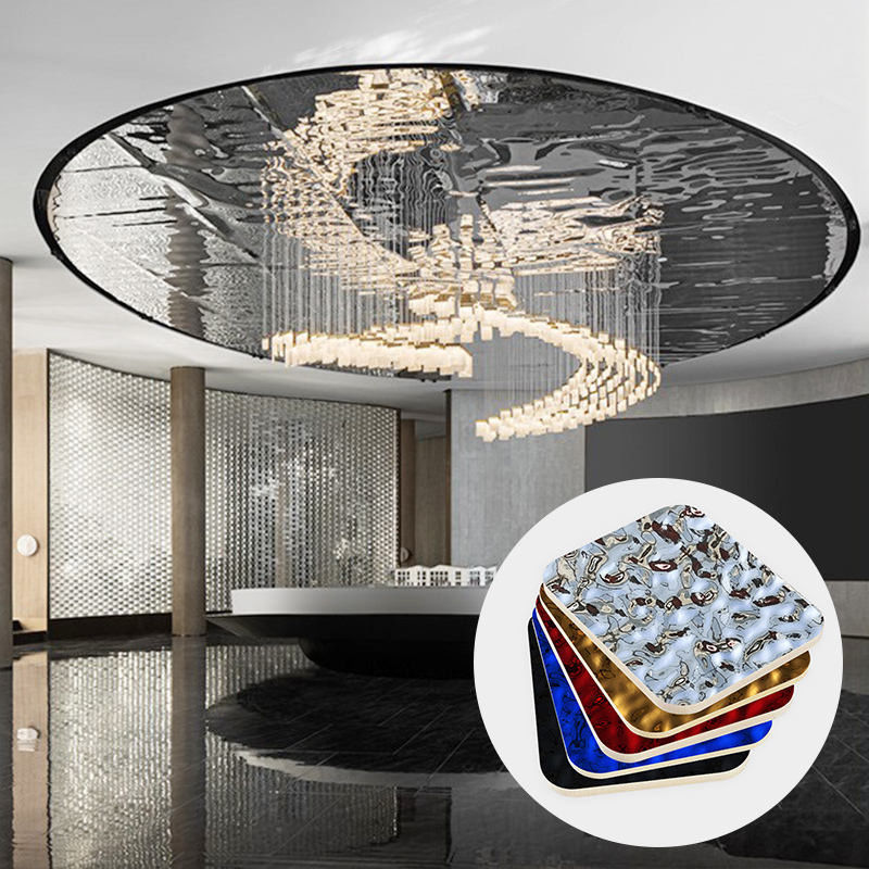 বাঁশ কাঠের কয়লা জল রিপল কাঠের ভিনিয়ার প্লেট কার্বন ক্রিস্টাল প্লেট বাঁশ কাঠের ফাইবার ওয়াল প্যানেল