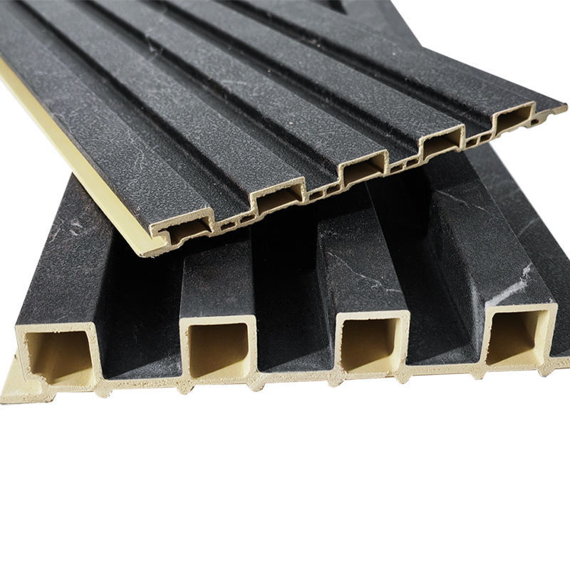 আধুনিক অভ্যন্তরীণ শিল্প Louver সজ্জা 3d ফ্লুটেড Wpc দেয়াল প্যানেল দেয়াল বা সিলিং এবং ইনডোর টিভি পিভিসি কভারিং প্যানেলের জন্য