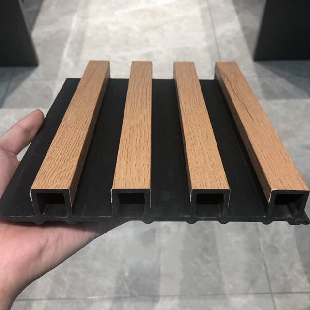 পিভিসি ডাব্লুপিসি অভ্যন্তরীণ প্রাচীর ফ্যাট প্যানেল 3 ডি ডেকোর ডাব্লুপিসি প্রাচীর প্যানেল অভ্যন্তরীণ হোটেল বাঁশ নকশা জন্য