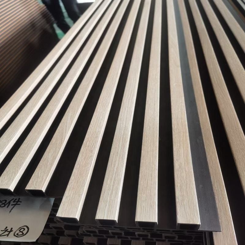 কালো বোর্ড হাউস অভ্যন্তরীণ দেয়াল জলরোধী ফাংশন সঙ্গে ডেকোরেটিভ WPC দেওয়াল প্যানেল