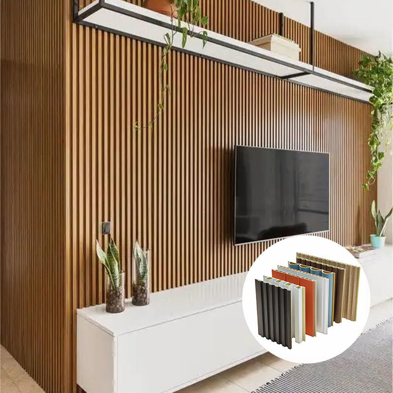 ডাব্লুপিসি ল্যাম্ব্রিন ডেকোরেটিভ প্যানেল হোমওয়ার্কিংয়ের অভ্যন্তরীণ প্রাচীর আবরণ জন্য