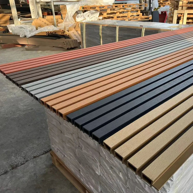 উচ্চ মানের ওয়াল কভারেজ Wpc বহিরাগত আউটডোর কম্পোজিট বহিরাগত Wpc ওয়াল কভারেজ প্যানেল আউটডোর Wpc ওয়াল কভারেজ