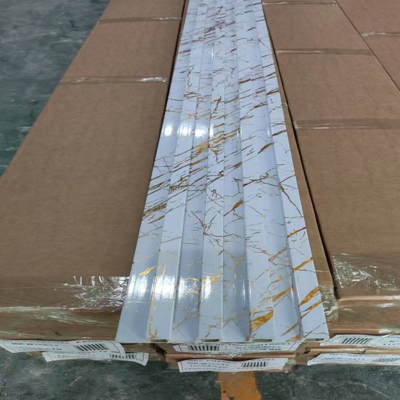 আধুনিক কাঠ প্লাস্টিক কম্পোজিট ডব্লিউপিসি (WPC) ওয়াল প্যানেল বাথরুমের অভ্যন্তরের জন্য, পিভিসি-এর বিকল্প