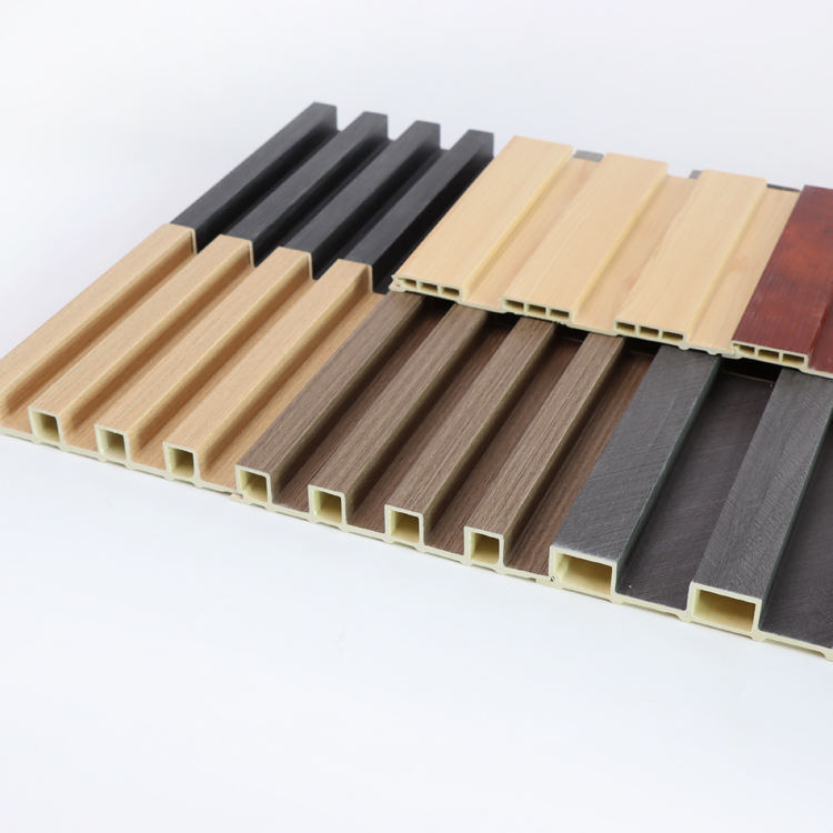 High Quality Wooden Grain PVC Wpc Wall Panels Wall Decor Panel for Indoor Decoration