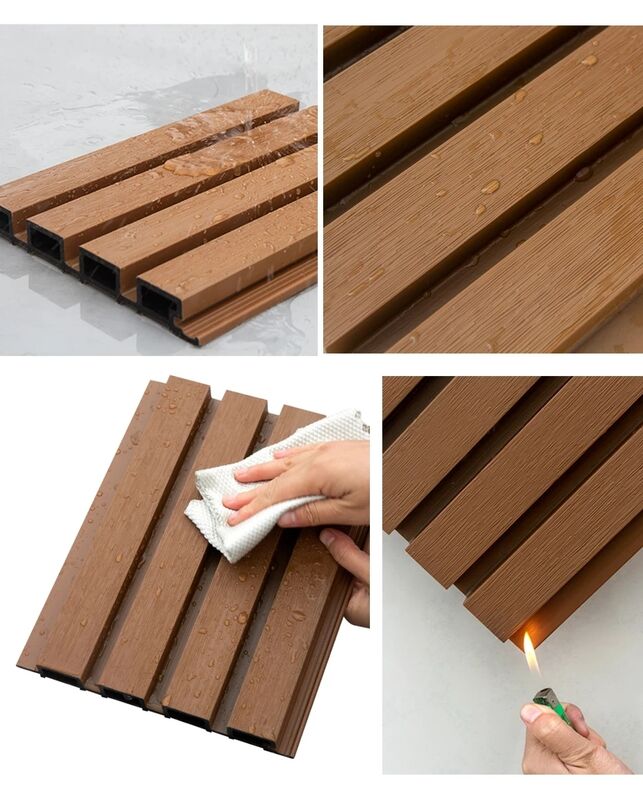 উচ্চমানের জলরোধী ডব্লিউপিসি আউটডোর ওয়াল প্যানেল।