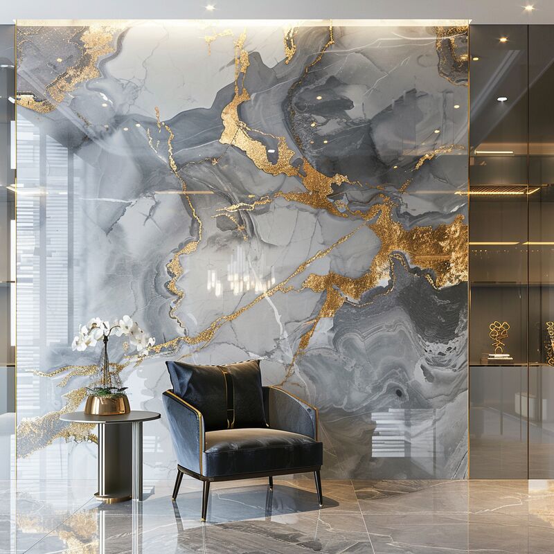 600*2440mm 4mm 5mm কাস্টম ডিজাইন এসপিসি মার্বেল বোর্ড অভ্যন্তরের জন্য জলরোধী পিভিসি ওয়াল প্যানেল প্লাস্টিকের ইউভি মার্বেল শীট