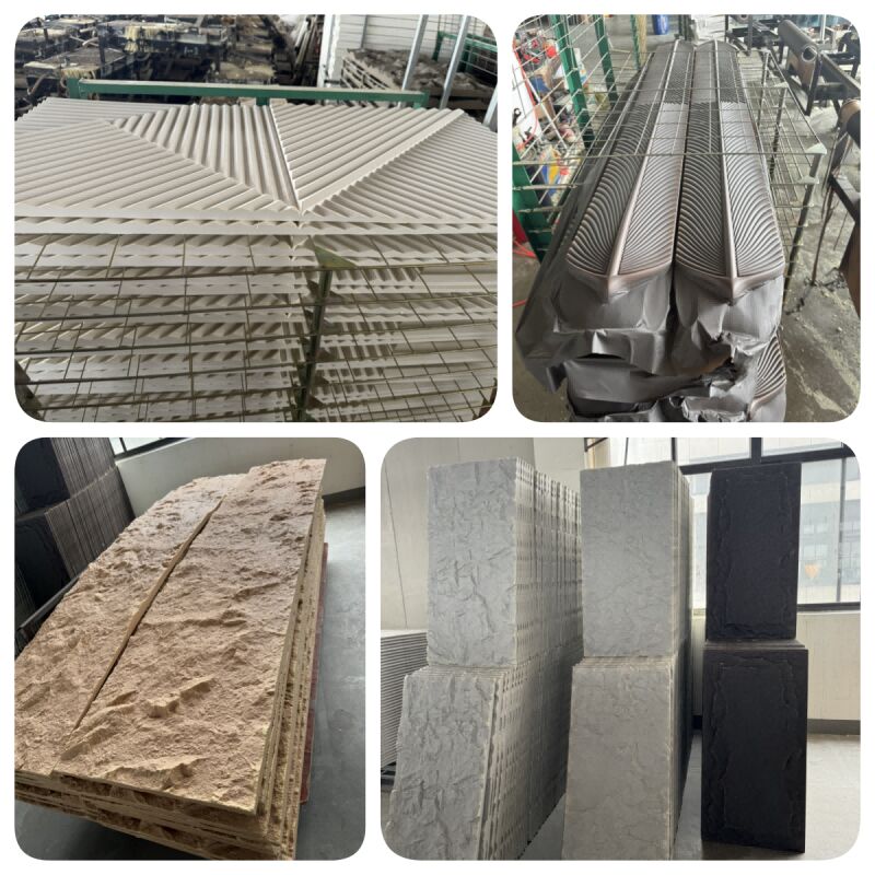 কারখানার সরাসরি বিক্রয় পিউ পাথর ওয়াল প্যানেল হালকা আধুনিক কৃত্রিম পাথর জলরোধী ওয়াল প্যানেল এবং বোর্ড একত্রিত করা সহজ