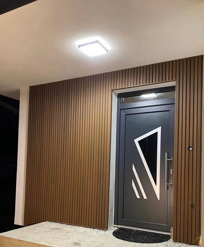 আধুনিক ডব্লিউপিসি (WPC) ফ্যাকাড প্যানেল আউটডোর সাইডিং এক্সটেরিয়র ওয়াল প্যানেল, হোটেল এর জন্য ডব্লিউপিসি ওয়াল ক্ল্যাডিং