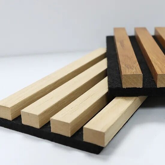 আলংকারিক আধুনিক ডিজাইন কাঠের অ্যাকোস্টিক ওয়াল কভারিং প্যানেল শব্দ শোষণকারী