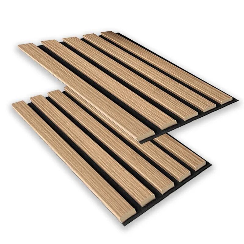 আলংকারিক আধুনিক ডিজাইন কাঠের অ্যাকোস্টিক ওয়াল কভারিং প্যানেল শব্দ শোষণকারী