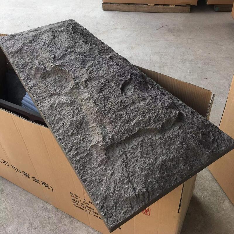 আধুনিক নকশা পিইউ পাথর ওয়াল প্যানেল পিভিসি কৃত্রিম পাথর ফেনা অভ্যন্তর বহিরাগত জলরোধী ফাংশন আলংকারিক শীট টাইপ