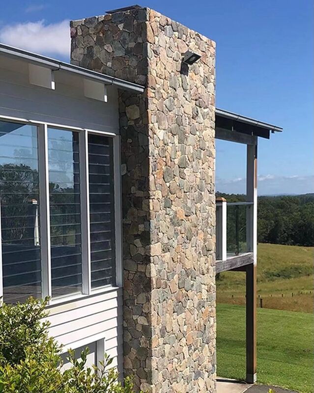 প্রাকৃতিক ফিনিশ স্লেট কালচার স্টোন ভেনিয়ার বাথরুমের কলামের বাইরের এবং ভিতরের দেয়ালের জন্য কেরালা স্টোন প্যানেল