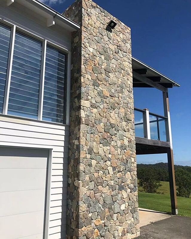 প্রাকৃতিক ফিনিশ স্লেট কালচার স্টোন ভেনিয়ার বাথরুমের কলামের বাইরের এবং ভিতরের দেয়ালের জন্য কেরালা স্টোন প্যানেল