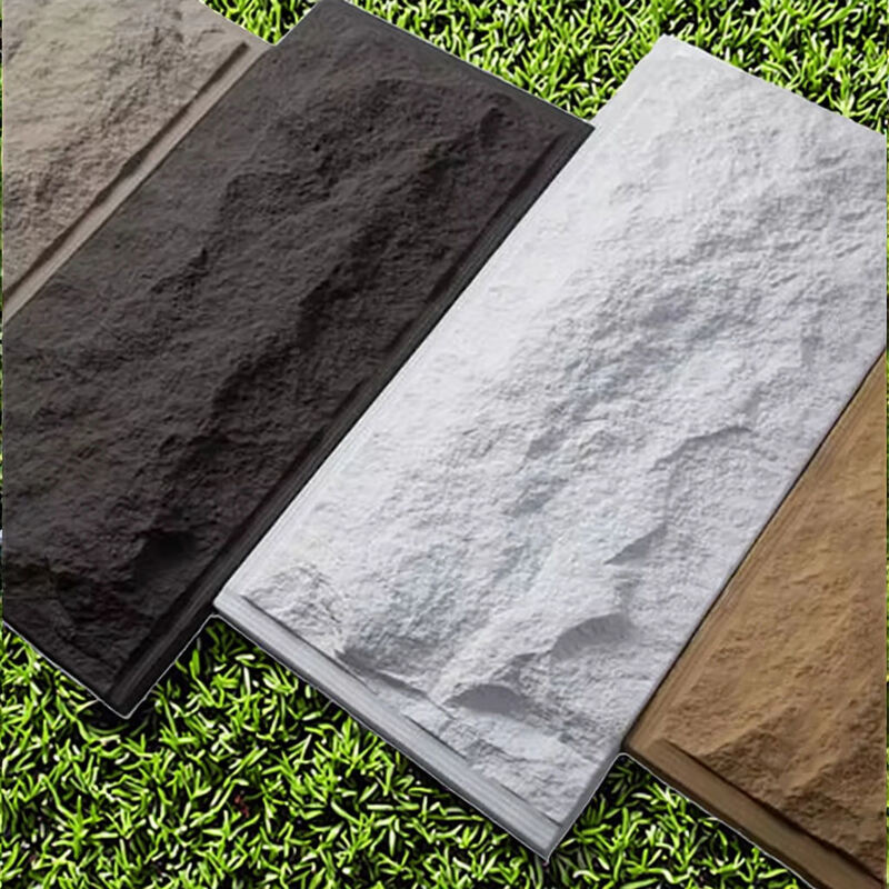 লাইটওয়েট আধুনিক ডিজাইন পলিউরেথেন সজ্জা পিইউ পাথর ওয়াল প্যানেল হোটেল এবং অভ্যন্তরীণ ব্যবহারের জন্য বড় স্ল্যাব চীন তৈরি