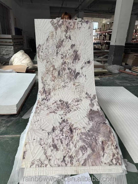 এমসিএম সফট সিরিজ আধুনিক নকশা নমনীয় কৃত্রিম পরিবেশ বান্ধব অগ্নিরোধী জলরোধী বড় স্ল্যাব ইনডোর আউটডোর ওয়াল সজ্জা 3 ডি