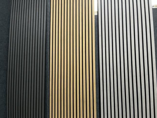 নিউ ওয়েভ প্যাটার্ন শব্দ নিরোধক জন্য অ্যাকোস্টিক প্যানেল গোলমাল হ্রাস প্রাচীর প্যানেল আধুনিক অভ্যন্তর প্রসাধন