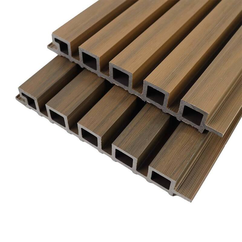 আচ্ছাদন প্যানেল বাইরের দেয়াল বাইরের দেয়াল আচ্ছাদন টাইলস কাঠ WPC দেয়াল আচ্ছাদন