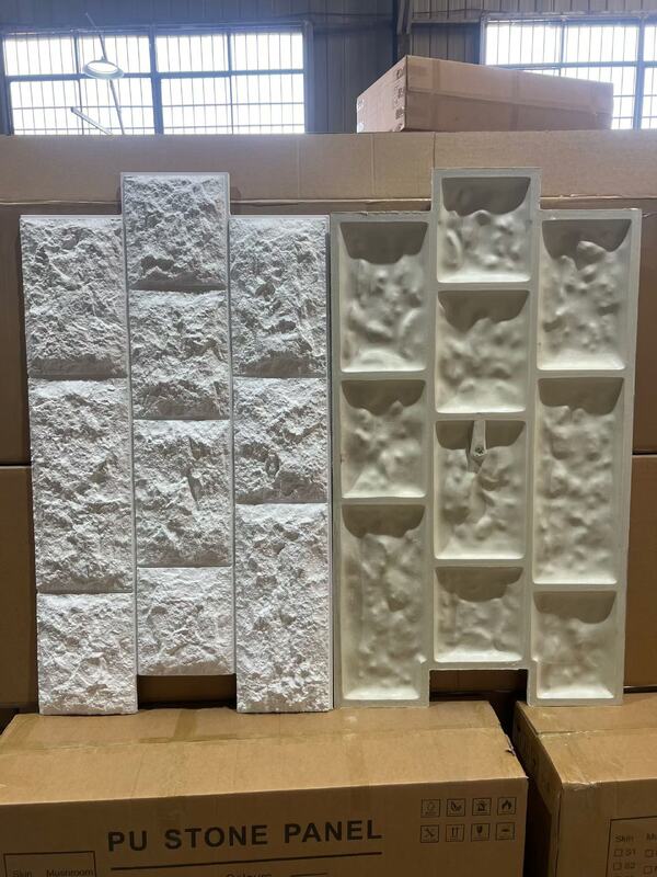 উদ্ভাবনী প্রাচীর সজ্জা সমাধান ইনডোর এবং আউটডোর প্রাচীর আবরণ জন্য অগ্নিরোধী জলরোধী পিইউ কৃত্রিম পাথর প্রাচীর প্যানেল