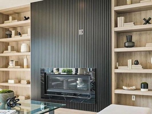 219*26mm অভ্যন্তরীণ WPC ওয়াল প্যানেল ফিল্ম স্তরিত আর্দ্রতা প্রমাণ