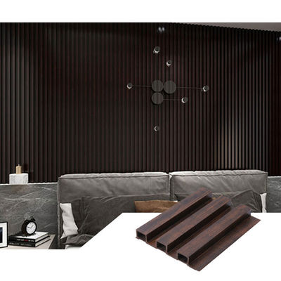 প্রাকৃতিক অ্যান্টিসেপসিস অভ্যন্তরীণ WPC ওয়াল প্যানেল সিলিং বোর্ড 155 মিমি প্রস্থ