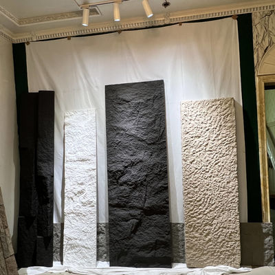 ইনডোর আউটডোর পিইউ স্টোন ওয়াল প্যানেল পলিউরেথেন স্টোন বিগ স্ল্যাব প্যানেল