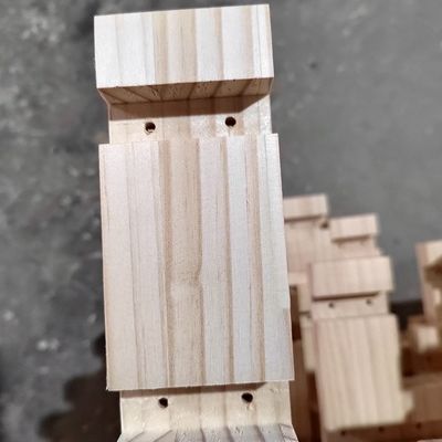 আধুনিক নকশা কাঠের স্টোরেজ শ্যাড আউটডোর রাস্তার জলরোধী পাইন কাঠের বাগান ঘর