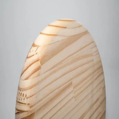 কাস্টমাইজড প্রাইমড রেডিয়েটা পাইন কাঠ মোল্ডিং মোল্ডিং কাঁচা কাঠের ডেস্ক