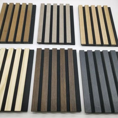 এফএসসি সার্টিফাইড পাইকারি ফিল্টার সাউন্ড আইসোলেশন বোর্ড সাউন্ড আইসোলেশন ওয়াল প্যানেল কাঠের অ্যাকোস্টিক প্যানেল গ্রিভযুক্ত অ্যাকোস্টিক প্যানেল