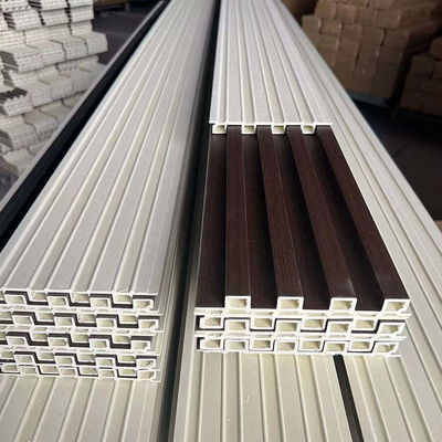 জলরোধী অভ্যন্তর কাঠের শস্য পলিমার ভিনাইল ক্লোরাইড ওয়াল প্যানেল পরিবেশ-বান্ধব সজ্জা