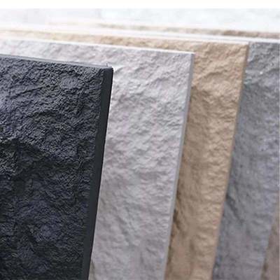 Light Weight Outdoor Exterior Decorative PU Faux Rock Polyurethane Stone Panel 3d Pu Stone Wall Panel