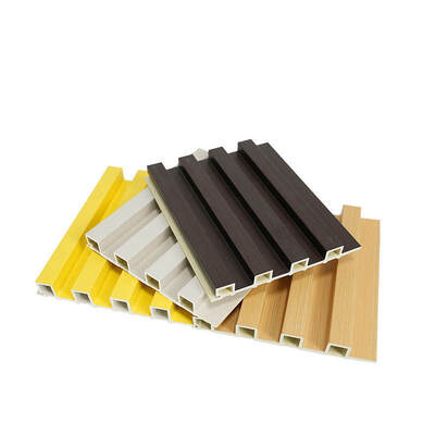 বাহ্যিক প্যানেল Wpc ওয়াল প্যানেল কাঠ প্লাস্টিক আধুনিক নকশা বোর্ড বহিরঙ্গন কম্পোজিট Wpc 3D প্যানেল বাহ্যিক ওয়াল আবরণ