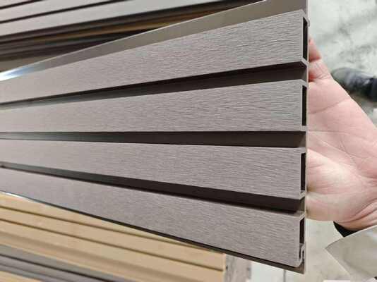 বাণিজ্যিক ভবনে বহিরাগত ব্যবহারের জন্য আধুনিক জলরোধী ডাব্লুপিসি কম্পোজিট ওয়াল প্যানেল-নিম্ন দাম