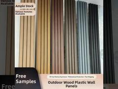 উচ্চ মানের কাঠের শস্য পিভিসি ডব্লিউপিসি ওয়াল প্যানেল, অভ্যন্তরীণ সজ্জার জন্য ওয়াল ডেকোর প্যানেল