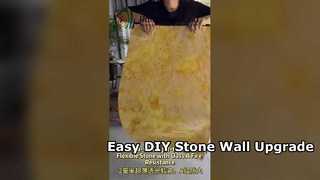 নমনীয় নরম পাথর প্রাচীর প্যানেল সহজ DIY ইনস্টলেশন